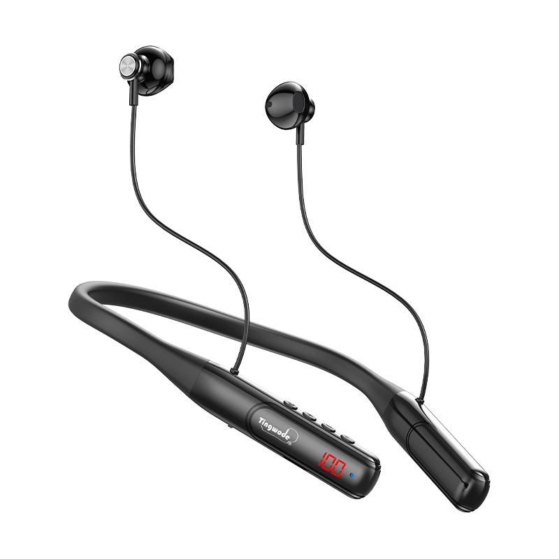 Neckband Bluetooth Earphones: Long Battery, HD Calls, Comfortable, Sweatproof