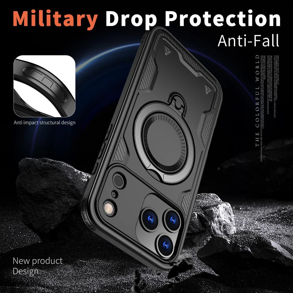 Magnetic Fold Stand Cover  Armor Case for Iphone 17 Pro Max Air Iphone17 for Iphone 16 15 Plus 14 13 12