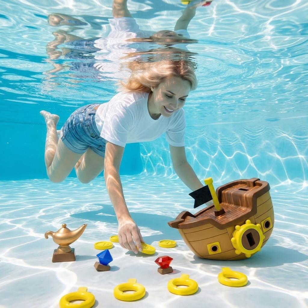 Kids Pool Diving Toys Underwater Sinking Swim Toys Set