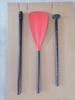 Pala Portátil Desmontable de Aluminio de Tres Secciones para Tabla de Paddle Surf/Tabla de Surf