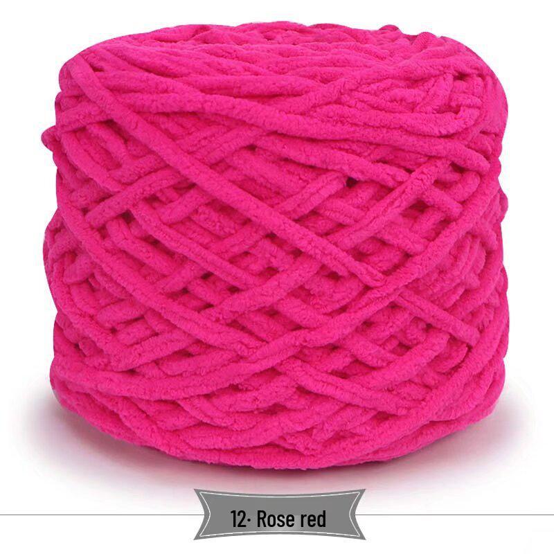 3.3 Große Eiswollknäuel für handgestrickte Häkelschuhe & zum Weben von Schals - Dicke Wolle für Damen & Herren