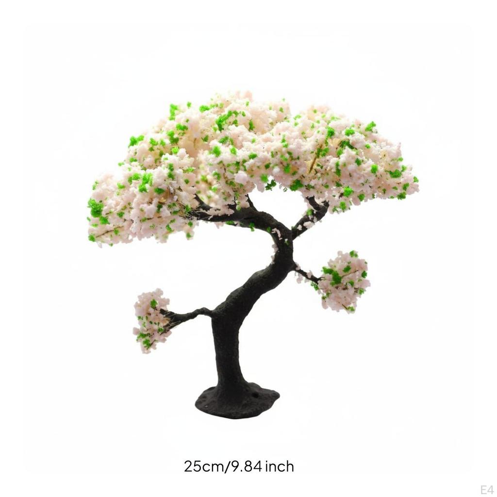 Miniature Cherry Blossom Tree DIY Crafting Artificial Japanese Flowering Model