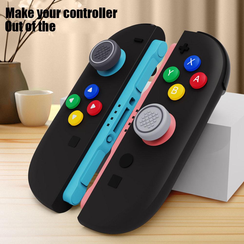 Replacement Button Caps for Switch 2 Silicone ABXY Cover For New Caps Grip 2 Joystick Bu F2U5