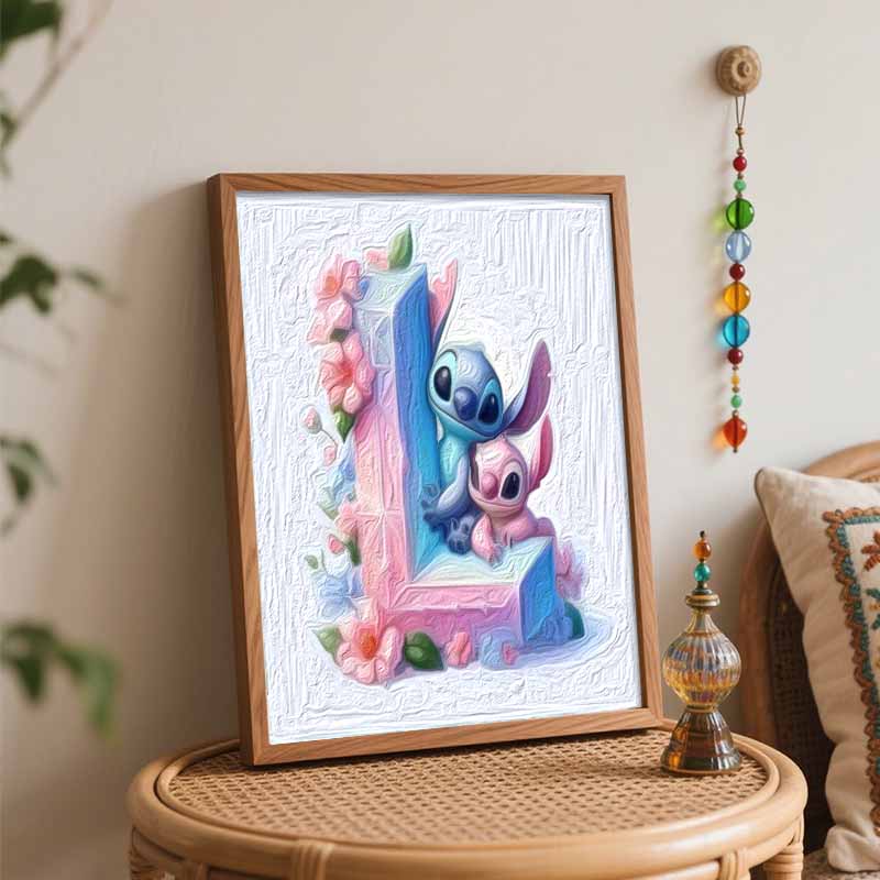 Disney Stitch Painting Kit Home Decor Craft Perfect Gift Idea Creative Diy