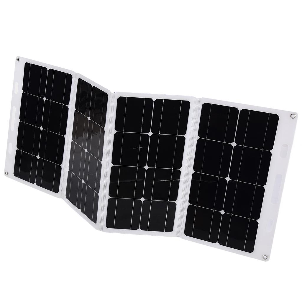 Zestaw paneli słonecznych Przenośny składany system ładowarki akumulatorów Wodoodporny na RV Kemping 100W 18V
