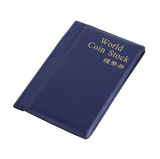 PVC Coin Album: Portable 10-Page, 24-Grid Storage for Coin Collection