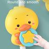 Electric Duck-shaped Bath Toy With Sucker Waterproof Water Sprinkler Tub Toy For Kids Swimming Pool Shower