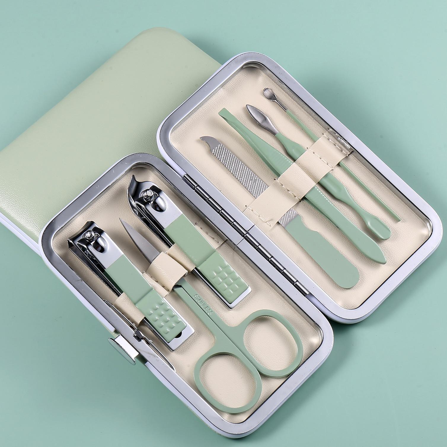 Nail Clipper Set Complete Manicure Tools Kit with Nail Scissors and Nail File for Home Travel Grooming