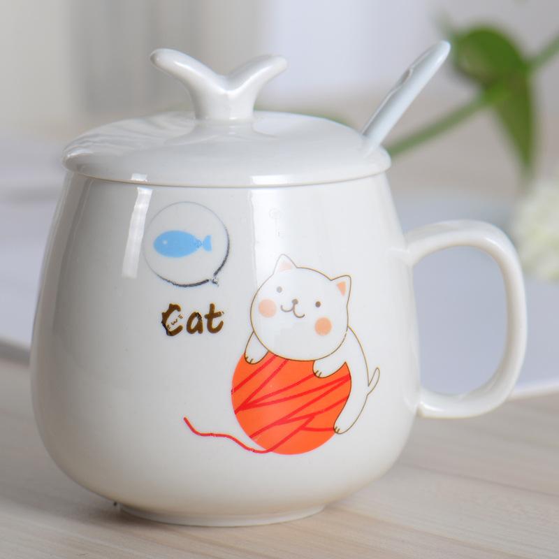 Creative Ceramic Cup Expression Water Cup Household Personalized Coffee Cup Cartoon Cup Mug
