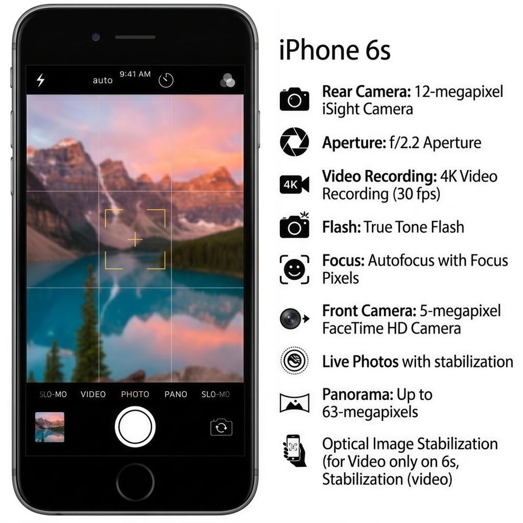 Refurbished iPhone 6s 16GB All Colors Unlocked 4G Smartphone iOS 15.8.8 New Battery New Screen