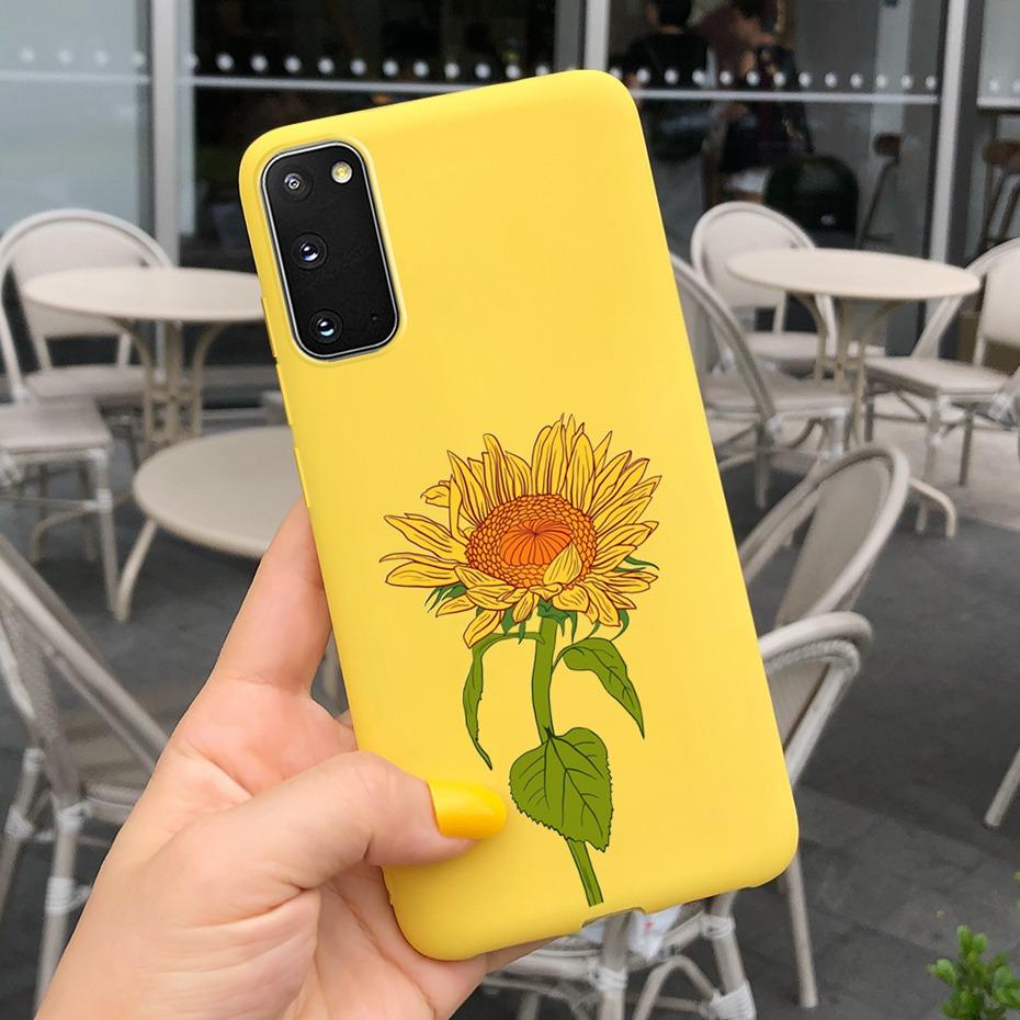For Samsung Galaxy S20 5G S20+ Case Cover Fashion Soft Silicone Macaroon Phone Cases For Samsung S20 FE S 20 Plus S20Plus Funda
