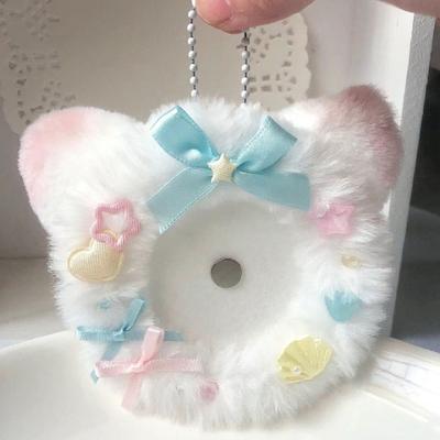 Lace Magnetic Anime Badge Holder Rose Candy Pins Display Base Heart Cross Ornate Ribbon Badge Flower Ita Bag Accessories