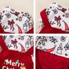 Christmas Pet Clothing Dog Outfits Autumn/Winter Warm Two-Legged Skirts