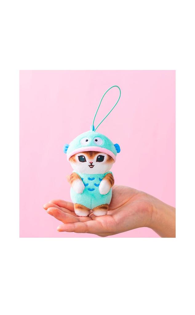 Official Shark Nyan Collaboration Plush Mascot 9cm Keychain, Approx. (Hangyo-do)