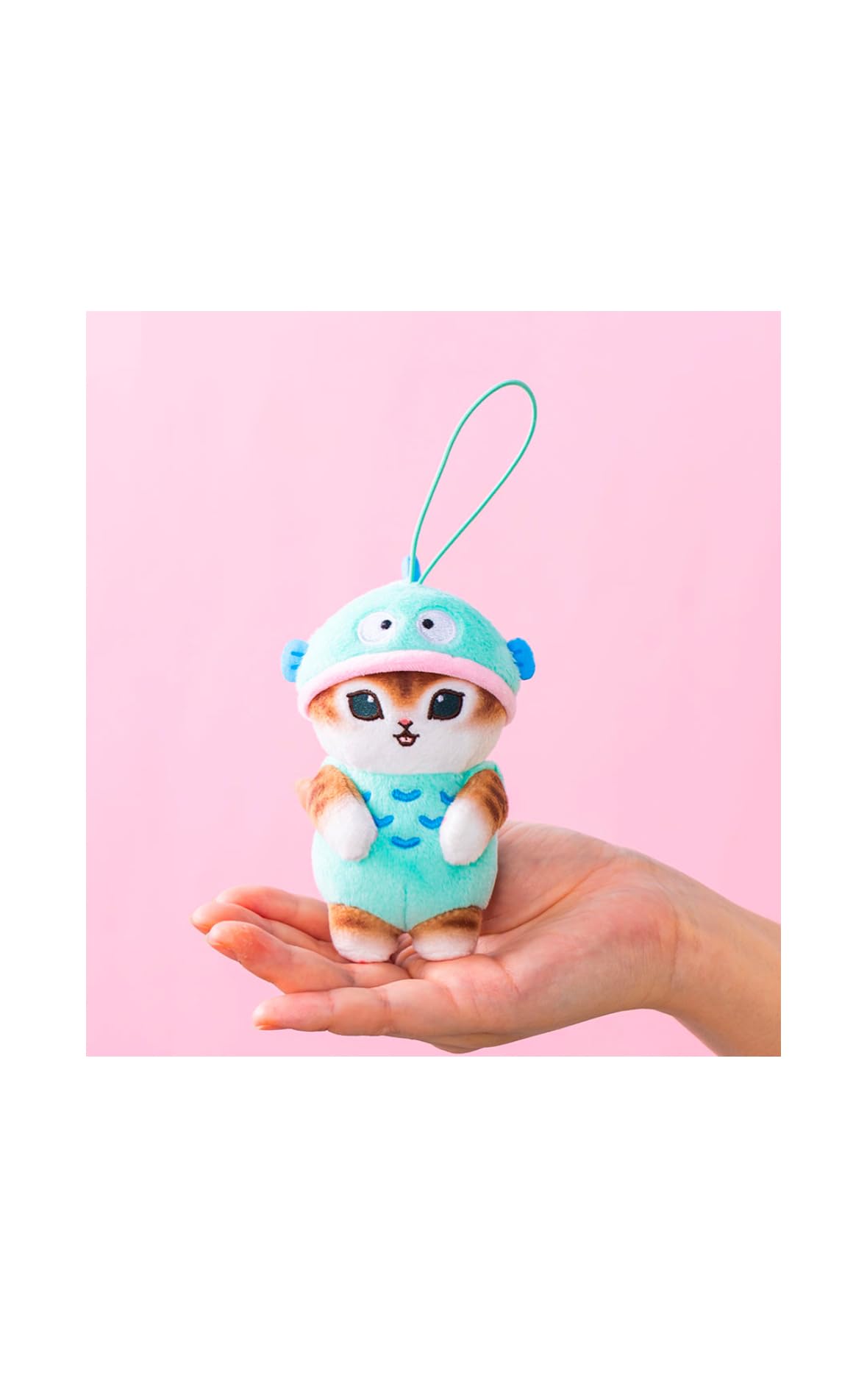 

Официальный плюшевый талисман-брелок Shark Nyan, 9 см, прибл.. (Хангё-до)