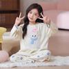 100% Cotton Girls Pajama Set Long Sleeve Round Neck Loose Fit Princess Style Kids Ages 8 Home Wear