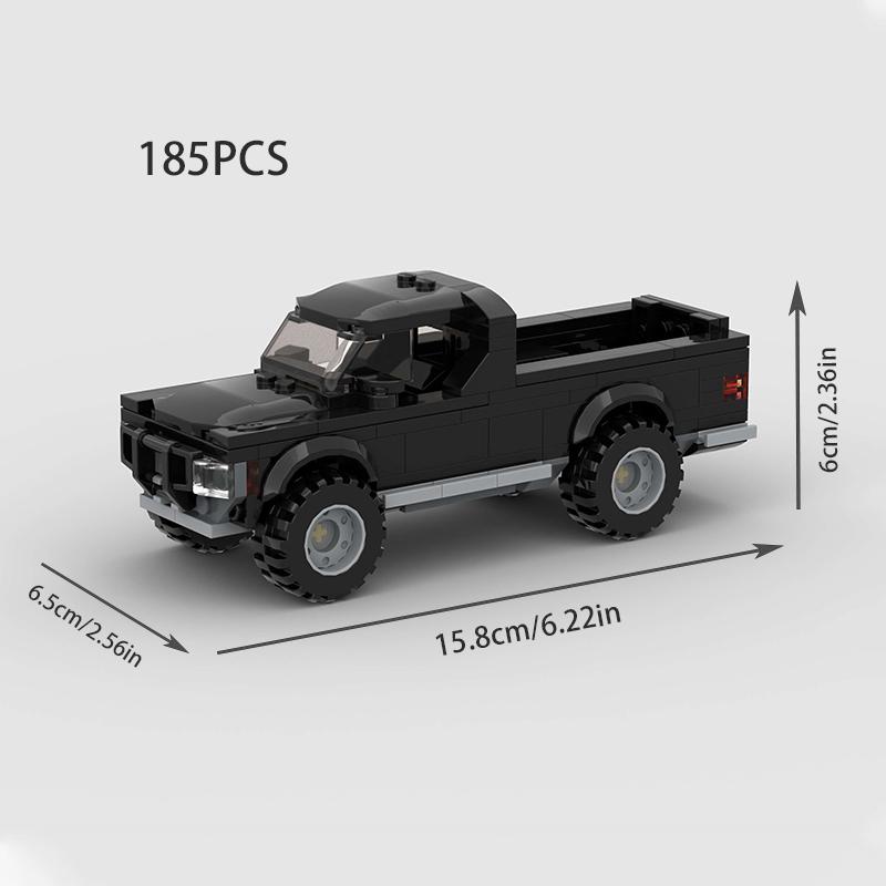 Stadt MOC Auto Geschwindigkeit Fahrzeug Super Rennfahrer Pickup Truck Modell Bausteine Ziegel Renntechnik Kreatives Garagen Set Rallye Spielzeug