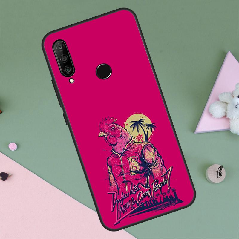 Game Hotline Miami For Huawei Nova 12i 12s 11i 8i 7i 9 10 SE Y90 Y60 Y70 Y72 Y61 Y91 P30 P40 Lite P60 Pro Case
