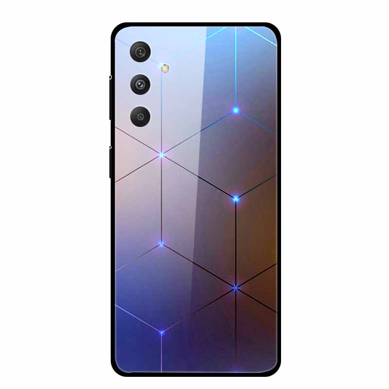 For Samsung Galaxy S25 Plus Case Hard Back Cover Tempered Glass Case For Samsung S25 Plus M55 A16 5G Phone Case Soft TPU Bumper