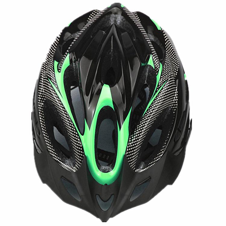 Carbon Fiber Mountain Bike Helmet with Detachable Visor