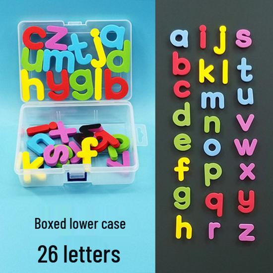Magnetic Alphabet & Number Stickers - Educational Fridge Magnets for Early Learning