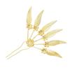 Ancient Thai Hair Sticks Rhinestone Golden Hair Fork Retro U-shaped Hairpin  Hanfu