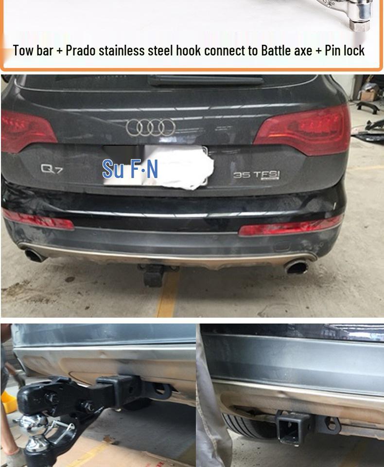 Porsche Cayenne Q7 Touareg Modified Tow Hook Support