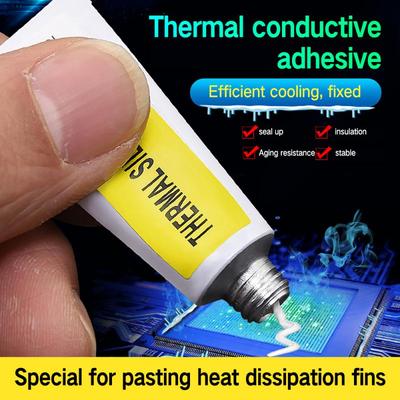 Thermal Glue Circuit Board Adhesive Thermal Conductive Heatsink Viscous Adhesive Glue Compound Glue CPU LED Heat Sink Sealant