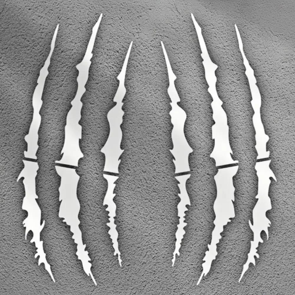 Demon Claw Motorcycle Stickers Covering Scratches DIY Helmet Stickers Solid Color Vinyl Car Vinyl Stickers Vehicle Decoration