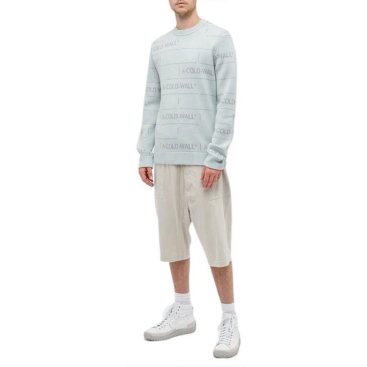 A-COLD-WALL* Chain Jacquard Knit Sweaters 'Ice Grey' Men's ACWMK031IC-GRY