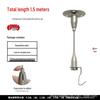 Steel Wire Rope Lifting Hanger: Alloy Hook Safety Adjustable Clip for Luminaire Fixing and Picture Hanging