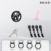 Inverted Male Chastity Cages Pink Chastity Cage Lock Set Negative Sissy Cock Cages SM Bondage Fetish Sex Toys for Mens