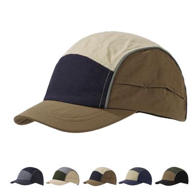 Quick-Drying Color Matching Short Brim Baseball Cap for Men Spring Summer Thin Outdoor Breathable Sun Hat