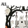 Laser-Cut Wood Crafts Funny Halloween Desktop Swing Decor, Spooky Home Decor for Living Room Small Festive Tabletop Tabletop, Gothic Fall Themed