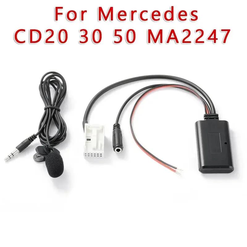 Bluetooth-compatible  Audio Adapter Aux MIC Cable W/ Microphone For Mercedes W245 W203 W209 High Quality Material