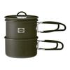 PRIMUS Easy Cook Mini Kit P-CK-K101 – Aluminum Cookware 840ml+485ml, Black