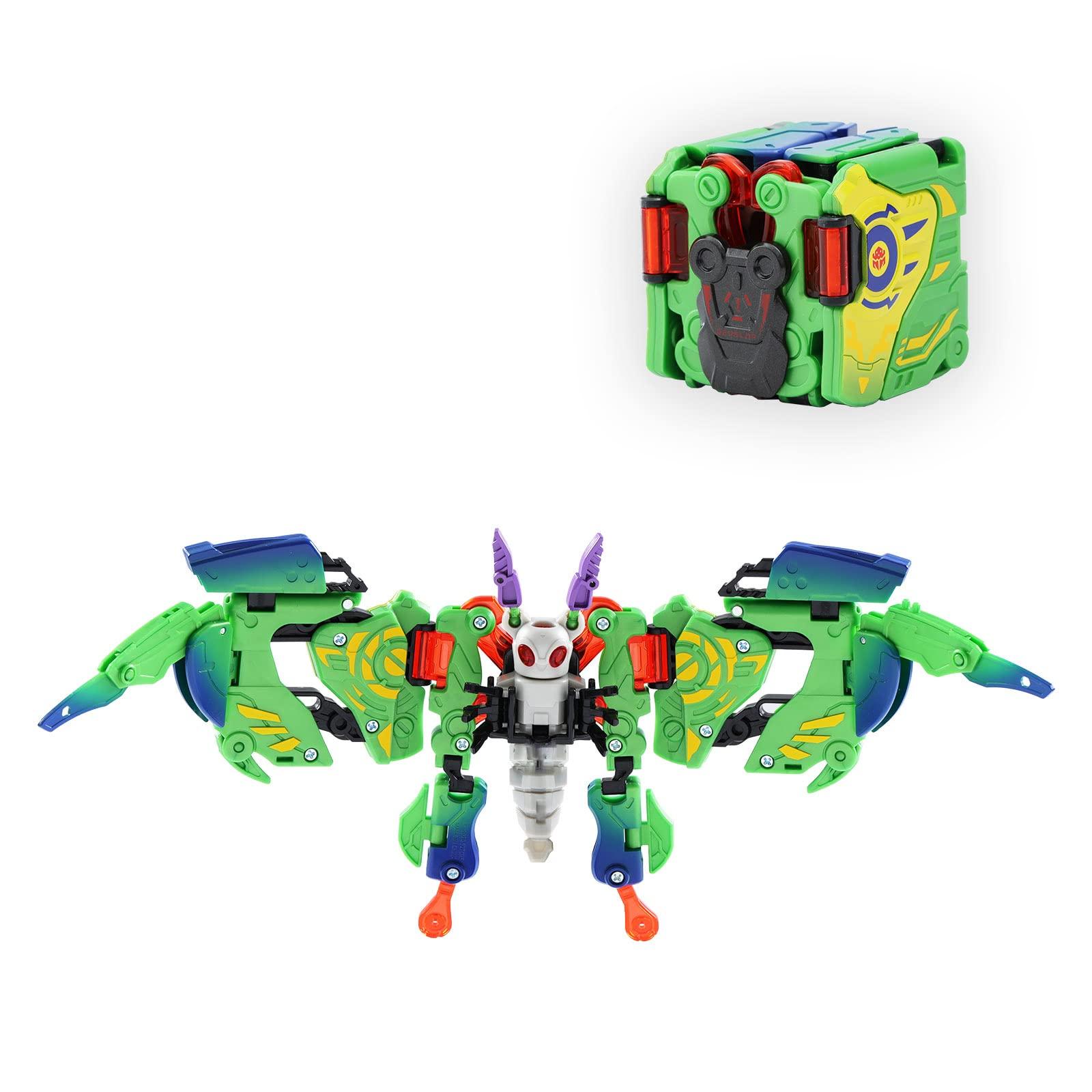 

BEASTBOX 52TOYS Transforming Cube to Highly Articulated Action Transforms from Mecha Beast to No Batteries Perfect Gift for Kids and Adults BB-50