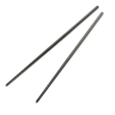 1 para antypoślizgowych pałeczek ze stali nierdzewnej Zastawa stołowa do pałeczek środowiskowych