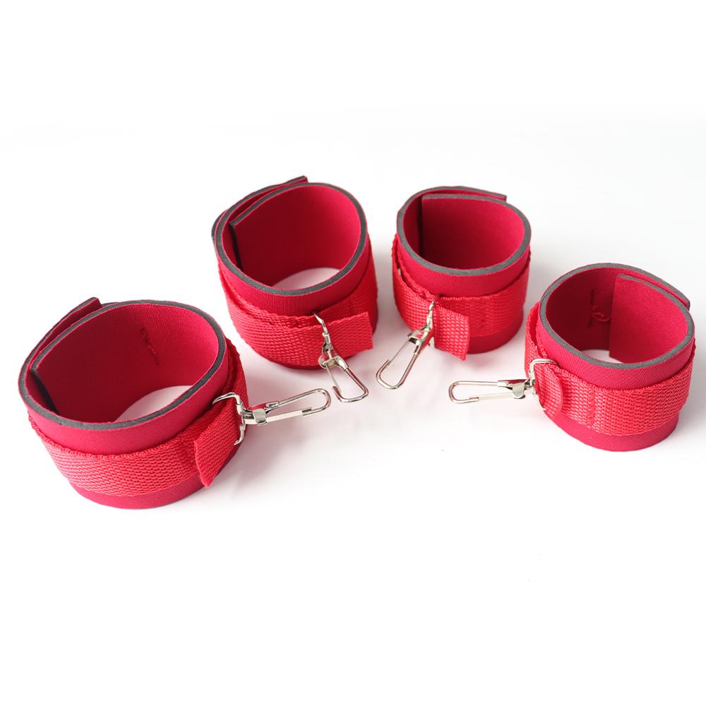 Bett BDSM Bondage Erotische Sexspielzeuge für Erwachsene für Frauen Paare Spiele Nylon Handschellen Fußfesseln Unter Sexspielzeug Sexuelles Zubehör