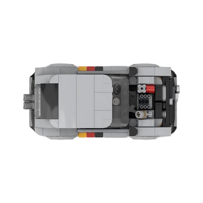 MOC Lego-Compatible 8-Stud Volkswagen Golf GTI Mk1 Educational Building Toy