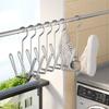 2pcs Multifunctional Stainless Steel Shoe Hanger Non-slip Thickened Shoes Holder Drying Shoe Tool Shoe Drying Rack for Balcony