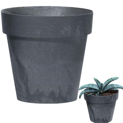 ISE400P-S433 FLOWER POT BALCONY BOX WITH STAND ANTHRACITE BALCONY POT 17l