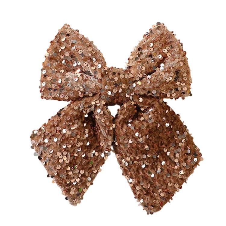 Velvets Christmas Bows Decoration For Indoor Festives Display And Gifts Easy To Hanging Bowknot Pendant for Tree Window