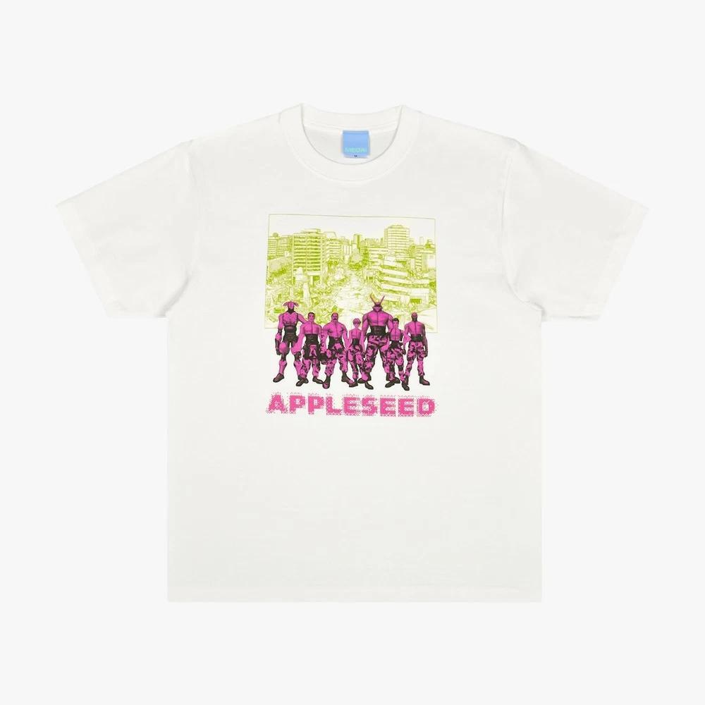 Shirou Masamune Exhibition Tshirt Appleseed White Ghost In The Shell Japan New M