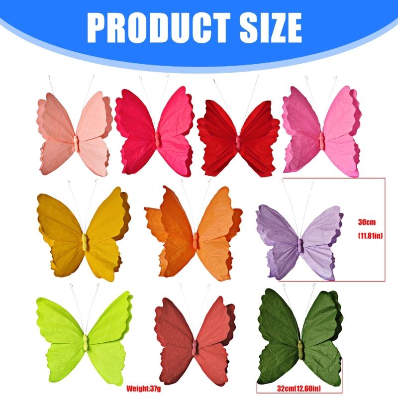 3D Paper Butterfly Wall Art Handcrafted Home Decoration For Living Room Bedroom Friendly Hanging Ornament