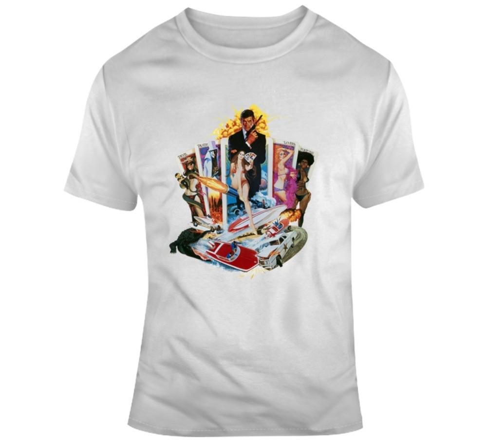 

Live And Let Die James Bond Movie Poster Fan T Shirt 4XL