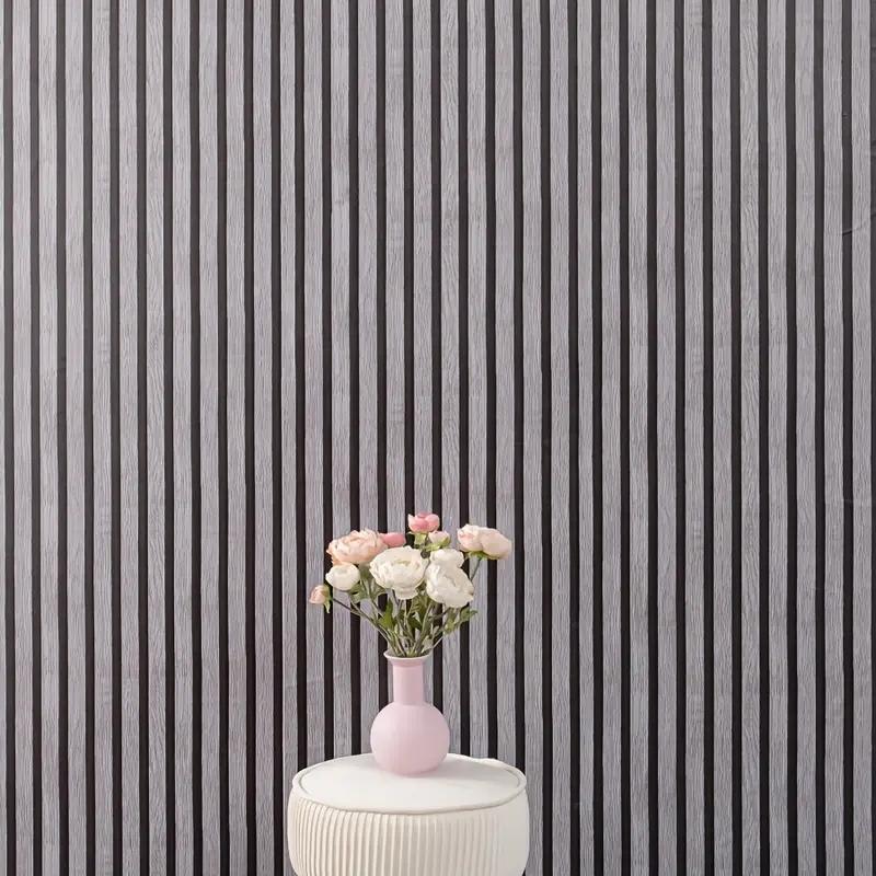 Grille Wallpaper Self-adhesive Wallpaper Wall Sticker Instant Peeling and Paste 3 Lengths to Choose from for TV Background, Bedr