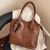 Retro Bag Women's Large-capacity New Autumn Fashionable Simple Shoulder Bag Casual Fashion Commuter Tote Bag