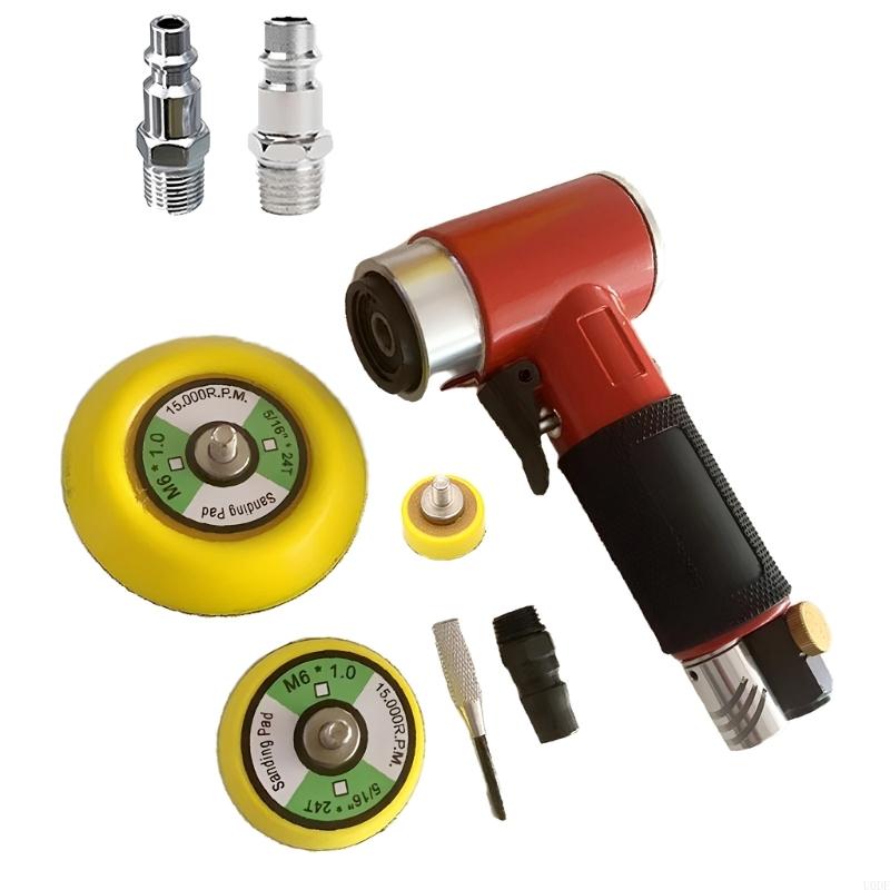 Multi Size Air Operated Sanding Tool 1 2 3 Inch Polishing Tool Perfect for Smoothing Metal and Plastic Finishes