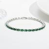Fashion Niche Spring Summer Colorful Bucket Zircon Bracelet Hot Selling Electroplated Color Preservation Bracelet High-end Feel
